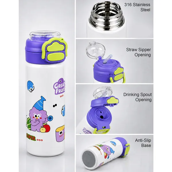 Cartoon_Sip_Flask_Yellow_Pack_Of_3