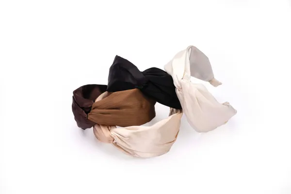 Satin_Twist_Headband_Black_Large_Medium_Pack_Of_4