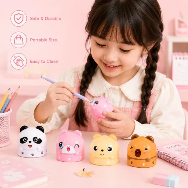 Panda_Sharpener_Orange_Pack_Of_4