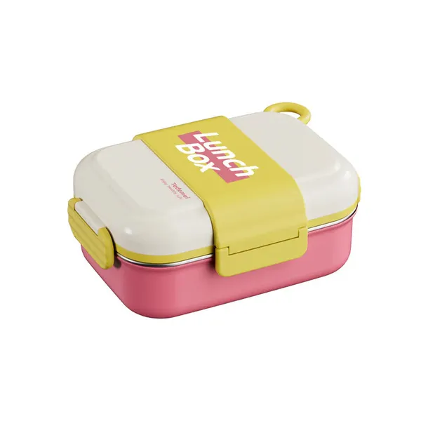 3_Compartment_Lunch_Box_Pink_Single