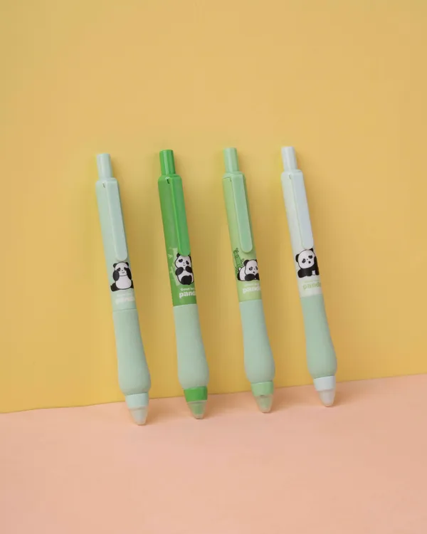 Cute_Character_Gel_Pen_Set_Green_Bloom_Single