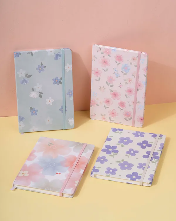 Floral_Diary_Pack_Of_4