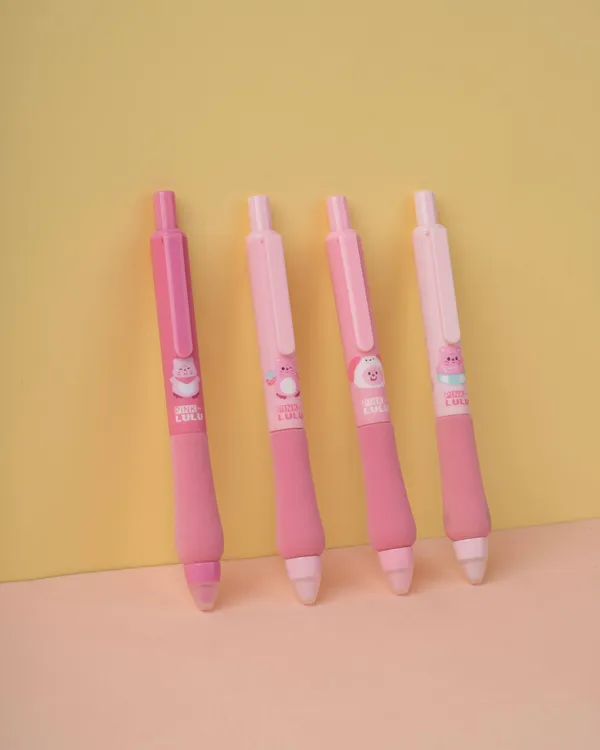 Cute_Character_Gel_Pen_Set_Pink_Single
