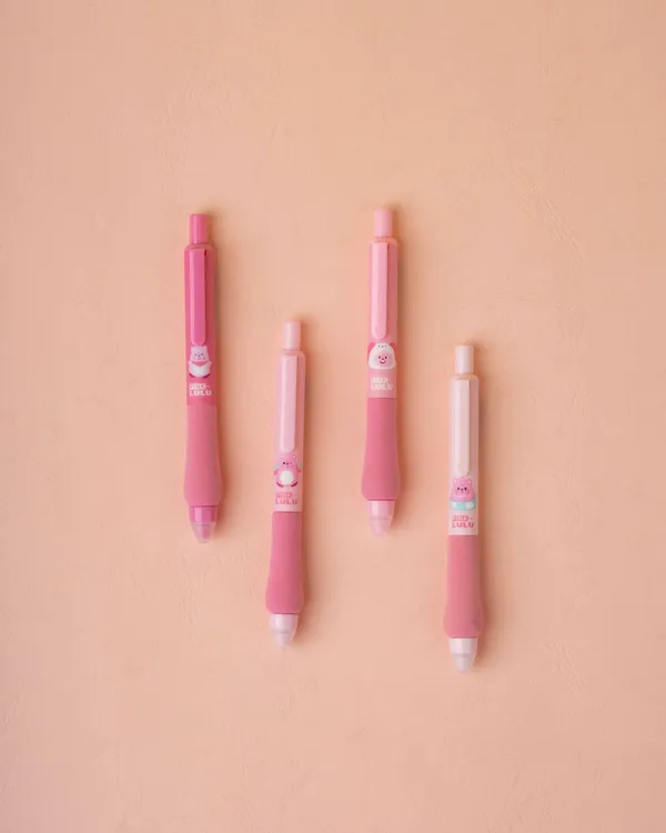 Cute_Character_Gel_Pen_Set_Pink_Single