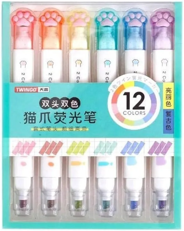 Cat_Paw_Highlighter_Single_6_Pcs