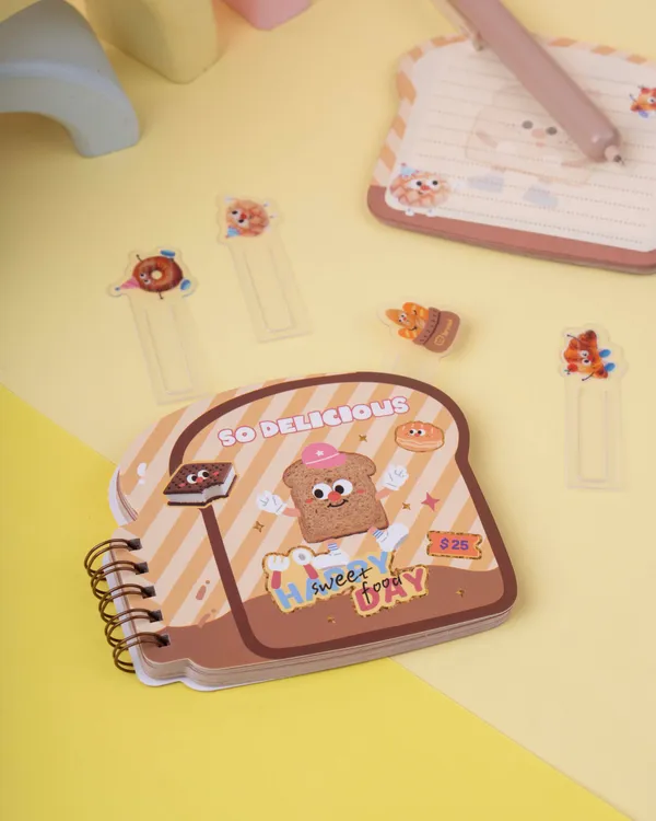 Bread_Shape_Diary_Pack_Of_2_(8_Pcs)