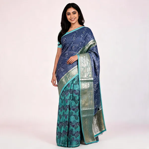 Pastel_Blue_Semi_Silk_Silver_Zari_Kanjivaram_Saree_For_Women