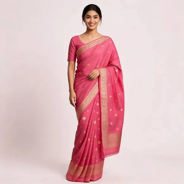 Pink_Pure_Silk_Handwoven_Moga_Saree_For_Women
