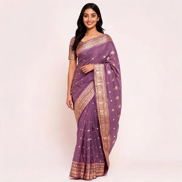 Purple_Pure_Silk_Handwoven_Organza_Kora_Suit_For_Women