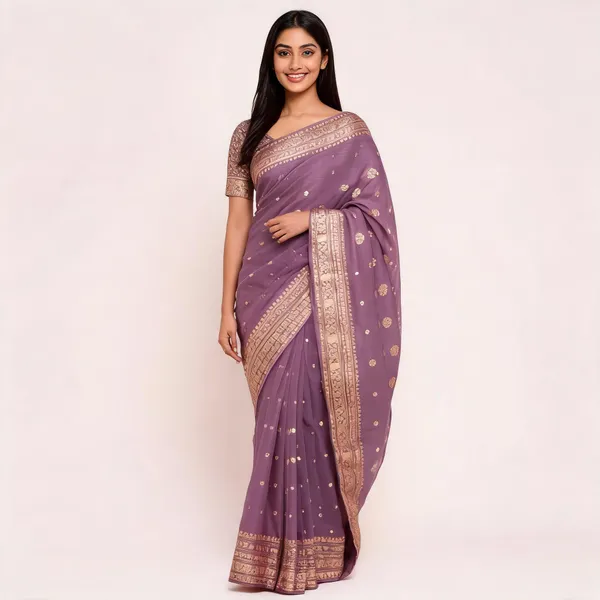 Purple_Pure_Silk_Handwoven_Organza_Kora_Suit_For_Women