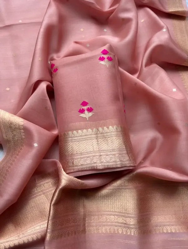 Pink_Pure_Silk_Handwoven_Organza_Kora_Suit_For_Women