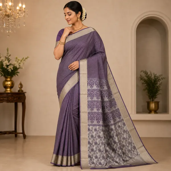 Purple_Semi_Silk_Silver_Zari_Kanjivaram_Saree_For_Women