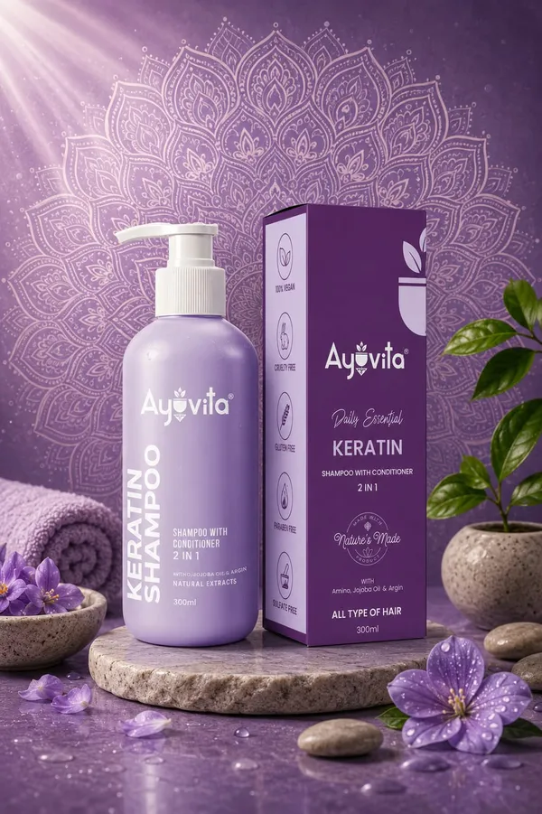 Ayuvita_Keratin_Shampoo_300Ml
