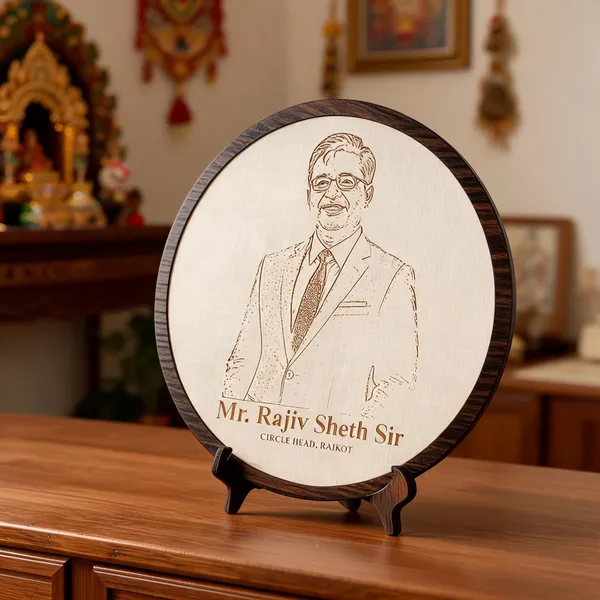 Mdf_Engraved_Portrait_Plaque_With_Stand