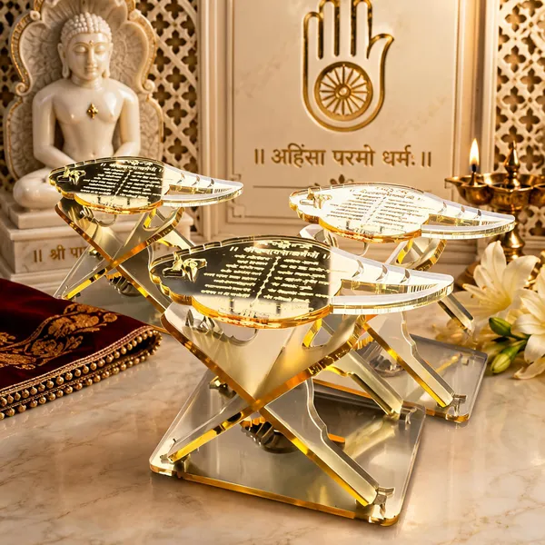 Acrylic_Jain_Religious_Scripture_Stand_Set_Of_3