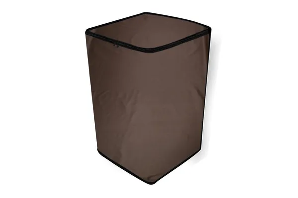 Polycarbonate_Waterproof_Solid_Top_Load_Washing_Machine_Cover_Coffee