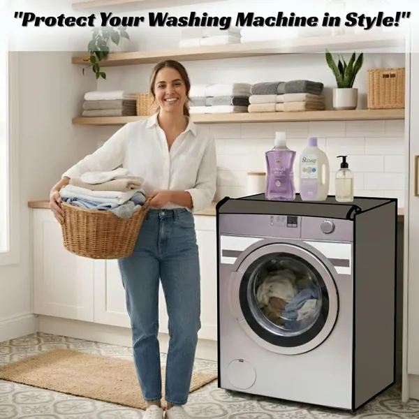 Polyester_Waterproof_Solid_Front_Load_Washing_Machine_Cover_Military