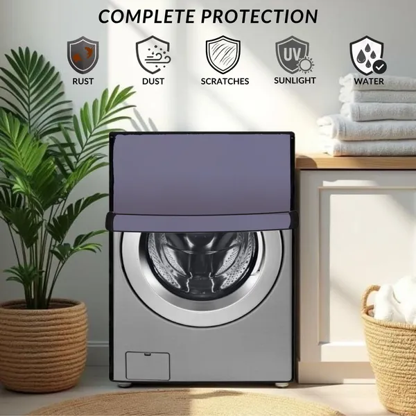 Polycarbonate_Waterproof_Front_Load_Washing_Machine_Cover_Grey_8_Kg