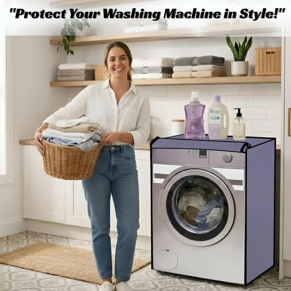 Polycarbonate_Waterproof_Front_Load_Washing_Machine_Cover_Grey_8_Kg