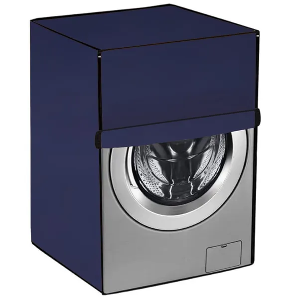 Polycarbonate_Waterproof_Solid_Front_Load_Washing_Machine_Cover_Blue