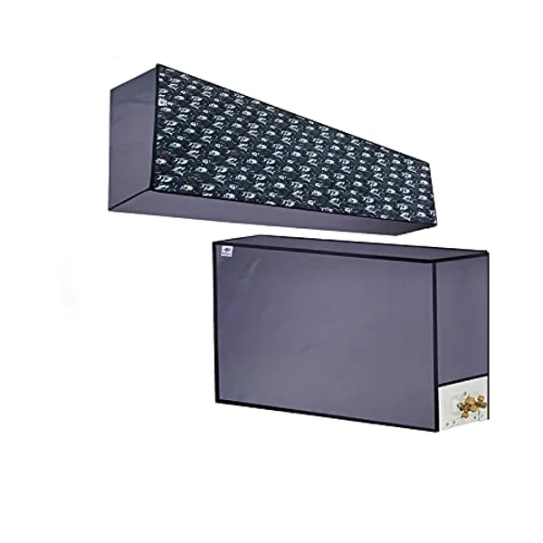 Plastic_Waterproof_Zipper_Split_Ac_Indoor_Outdoor_Cover_For_Haier_1.6_Ton