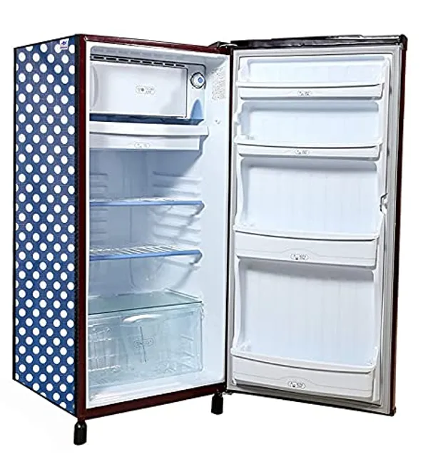 Pvc_Waterproof_Dustproof_Multicolour_Single_Door_Refrigerator_Cover_230L