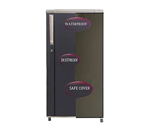Waterproof_Dustproof_Single_Door_Fridge_Cover_Military_Multicolour_190_L