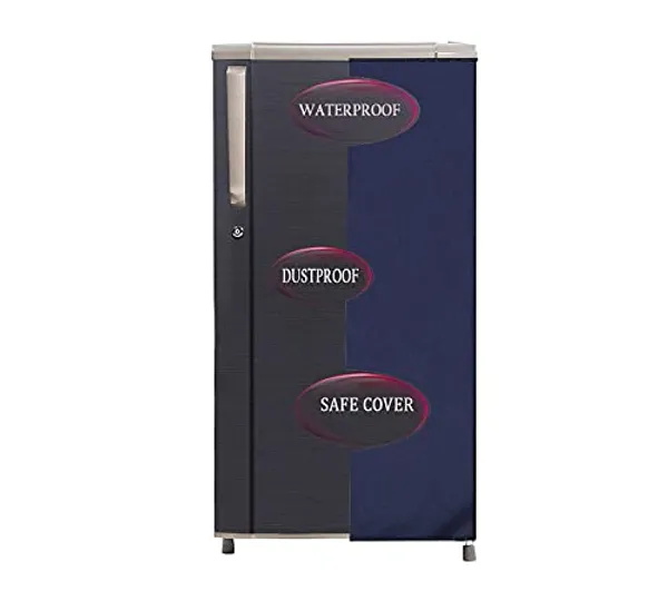 Pvc_Waterproof_Multicolour_Single_Door_195L_Fridge_Cover