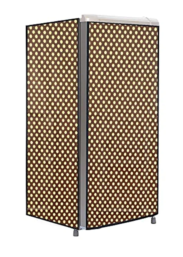 Pvc_Waterproof_Printed_Single_Door_Fridge_Cover_220L_Multicolour