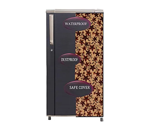 Multicolour_Waterproof_Dustproof_Single_Door_Fridge_Cover_190L