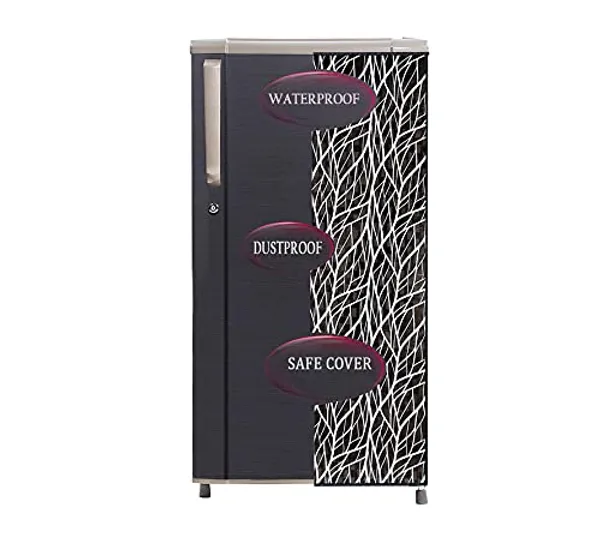 Waterproof_Solid_Double_Door_Refrigerator_Cover_260_L_Multicolour