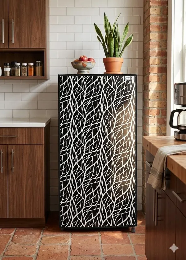 Pvc_Waterproof_Single_Door_215L_Fridge_Cover