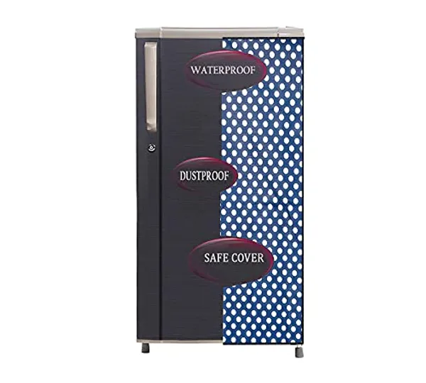 Pvc_Waterproof_Multicolour_Print_Fridge_Cover_195L