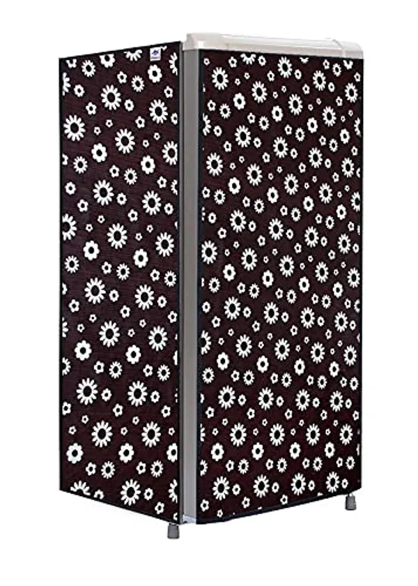 Nitasha_Water_And_Dustproof_Refrigerator_Cover_Compatible_For_Lg_190_Litres_3_Star_Single_Door_Refrigerator_Blue_Plumeria_Gl_B201Abpd_Design_No_Nit04