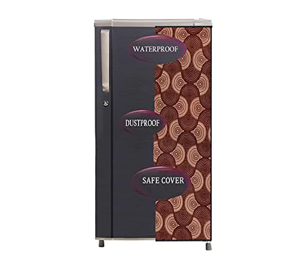 Multicolour_Waterproof_Dustproof_Single_Door_Fridge_Cover