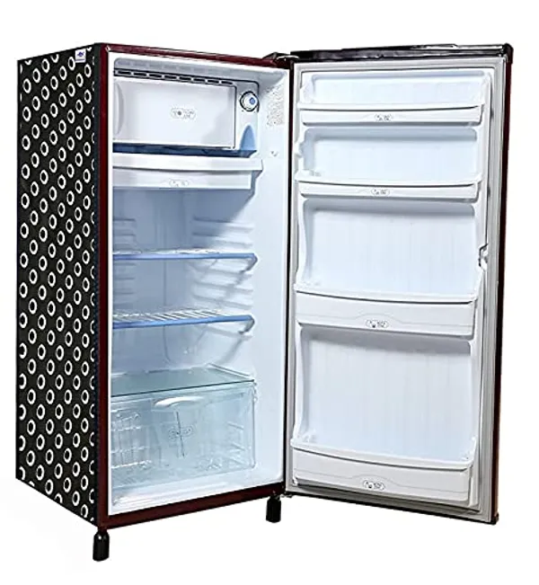 Pvc_Waterproof_Dustproof_Multicolour_Single_Door_Fridge_Cover_200L