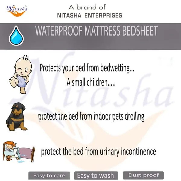 Polyester_Waterproof_Elastic_Queen_Size_Mattress_Protector_Cover_Black