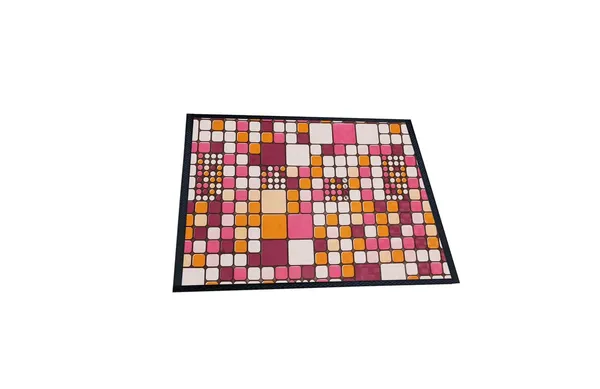 Polyester_Multicolour_Printed_Square_Bed_Server_Food_Mat_36X36_Inch