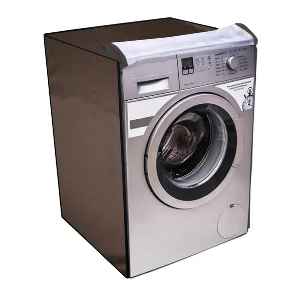 Polyester_Waterproof_Front_Load_Washing_Machine_Cover_Coffee