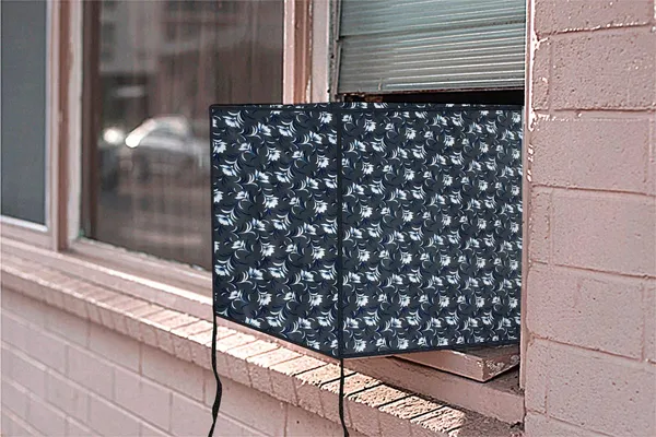 Polyester_Waterproof_Multicolour_Window_Ac_Cover_1.5_Ton