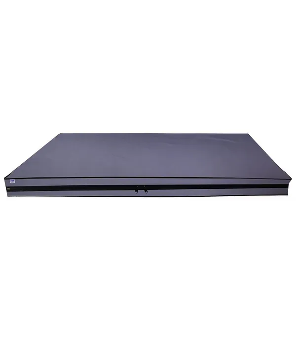 Polyester_Waterproof_Zipper_Single_Size_Mattress_Protector_Cover_Grey