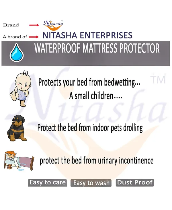 Polyester_Waterproof_Zipper_King_Size_Mattress_Protector_Cover