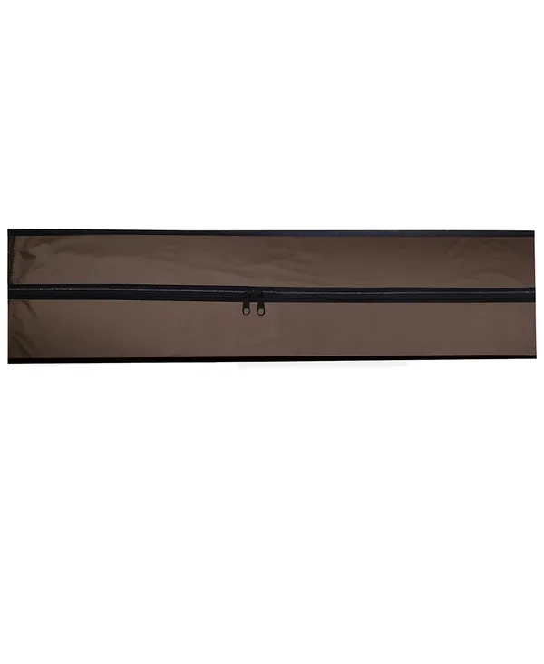 Polyester_Waterproof_Zipper_Double_Size_Mattress_Protector_Cover_Brown