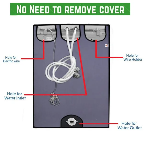 Polyester_Waterproof_Front_Load_Washing_Machine_Cover_Grey