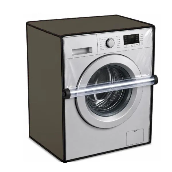 Polyester_Waterproof_Green_Front_Load_7Kg_Washing_Machine_Cover