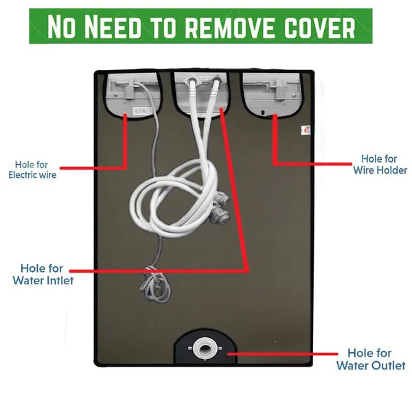 Polyester_Waterproof_Solid_Front_Load_Washing_Machine_Cover_Green
