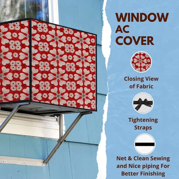 Pvc_Waterproof_Printed_Multicolour_Window_Ac_Cover_For_Voltas_1.5_Ton