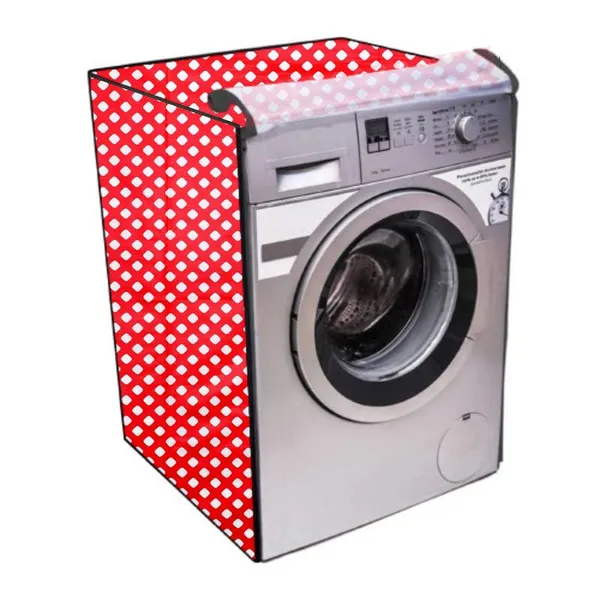 Pvc_Waterproof_Zipper_Polka_Dot_Front_Load_Washing_Machine_Cover_6.5_Kg