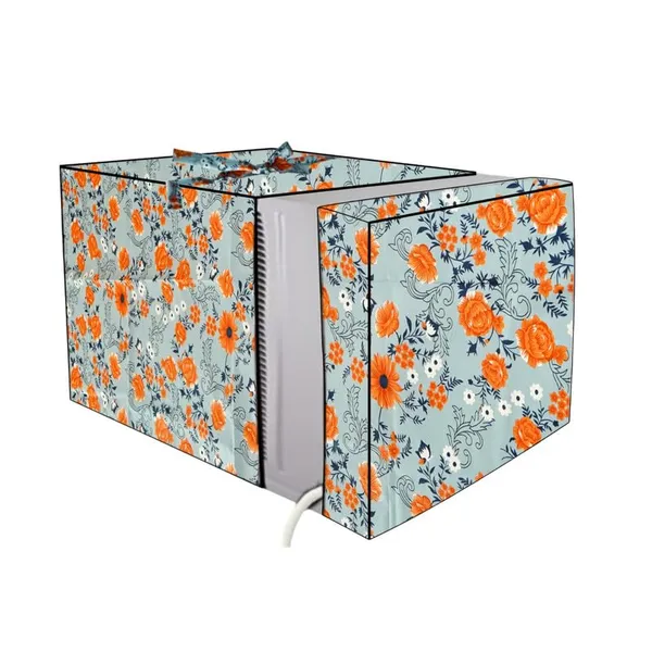 Polyester_Waterproof_Floral_Print_Window_Ac_Cover