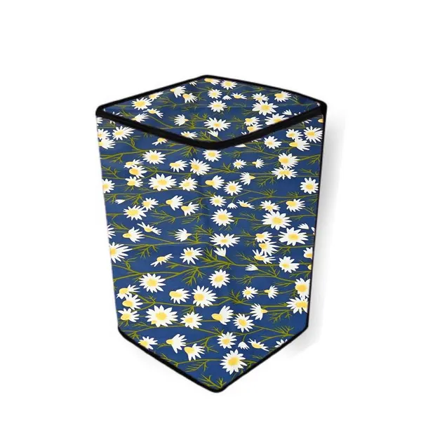 Polyester_Waterproof_Floral_Print_Top_Load_Washing_Machine_Cover_8-10_Kg_Blue